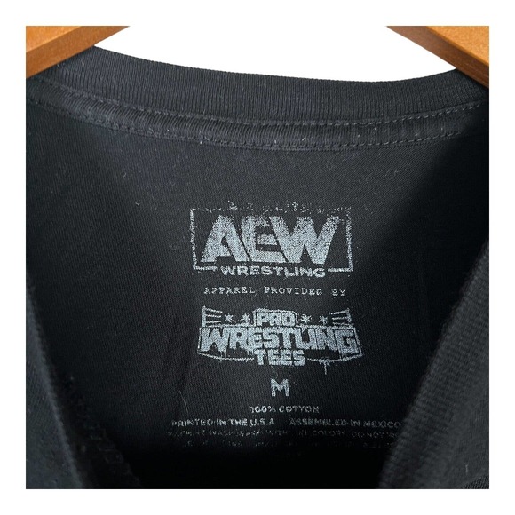 AEW Inner Circle Logo T-Shirt Black Men's Chris Jericho Wrestling Hagar Ortiz M - Picture 4 of 4
